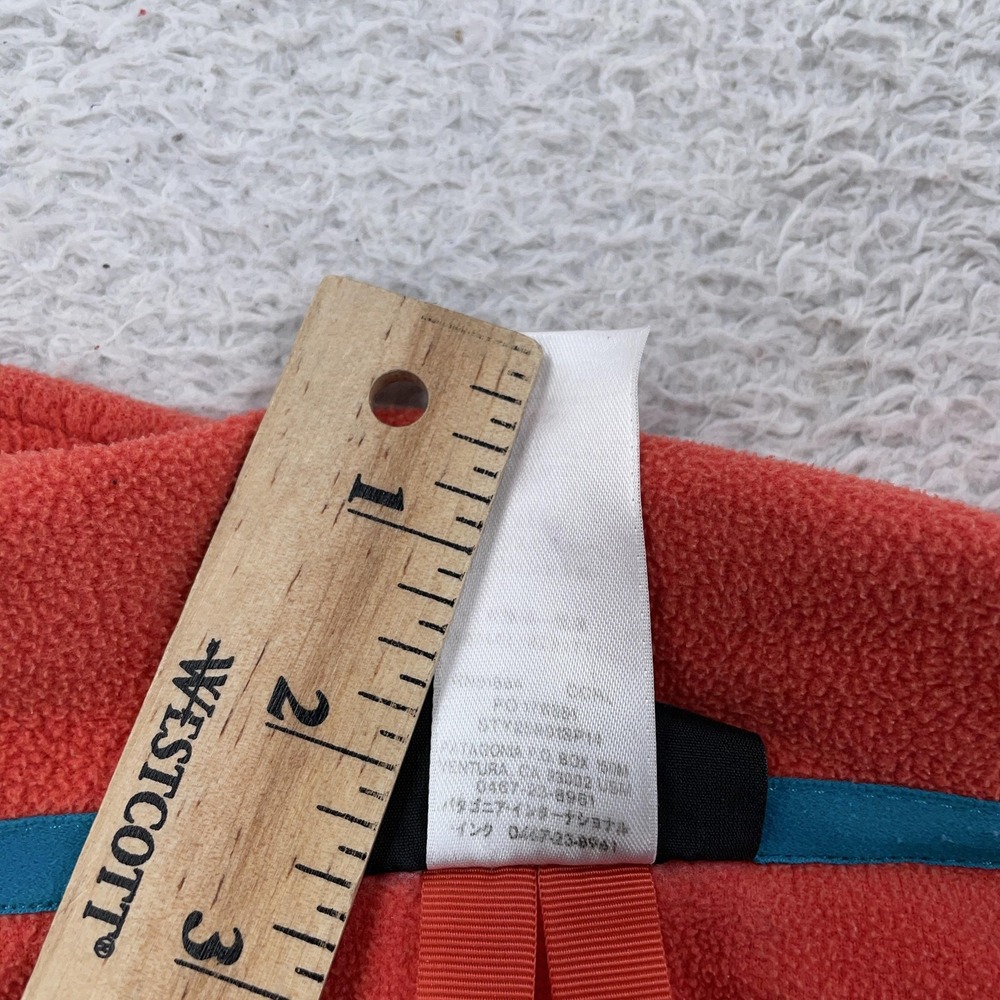 Patagonia Worn Wear Emmilen Jacket Womens Medium Coral Fleece Hiking Full Zip - Picture 9 of 9